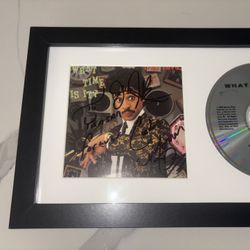 Morris Day  - “The Time” 4x Signed, “What Time Is It?  Prince Engineered And Plays On This Inaugural Release 