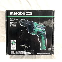 Brand New In The Box Metabo HPT 3/8” Corded Drill Driver. Retails for $107.