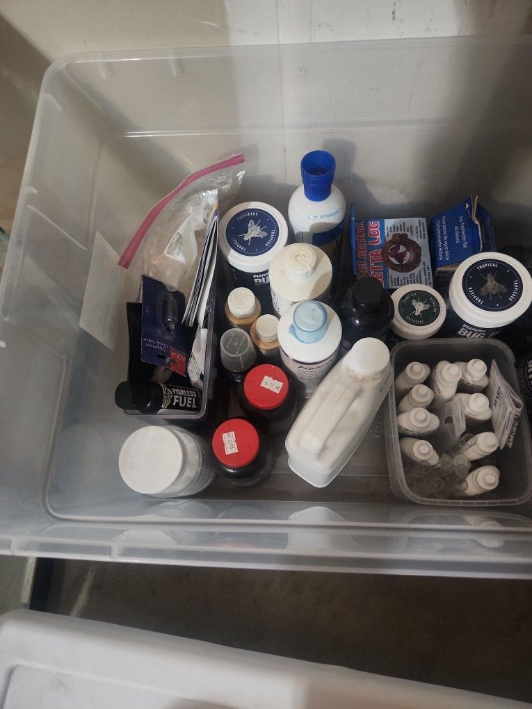 FISH Food And Many Other Supplies/chemicals