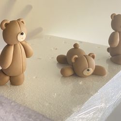3 Bears Baby Shower Topper Balloon Moon Cloud