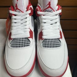 Jordan 4 Retro Fire Red