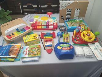 Toddlers learning toys and devices