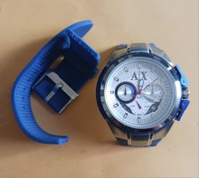 Armani Exchange AX1041 Gents Watch Blue & Silver