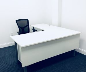 White office desks new made to order