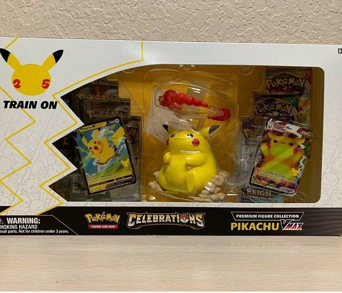 Pokemon Celebrations Pikachu Vmax toy Premium Figure Collection Box Sealed