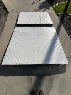 Truck bed , Tent Trailer or Camper Bed  cushions two sizes nice condition 78 x 68 & 78 x 60