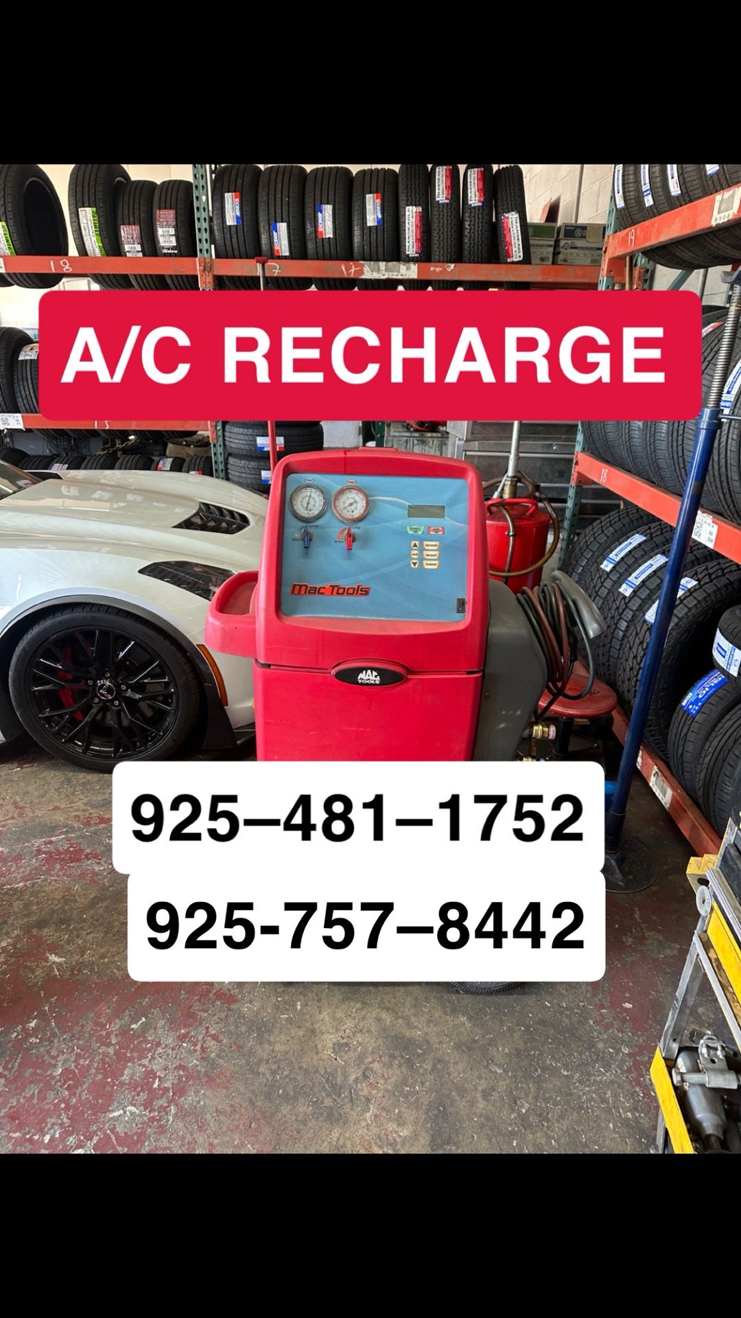A/C RECHARGE FIX COMPRESSOR