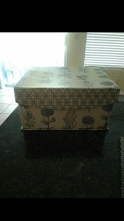 Lotus storage box home decor