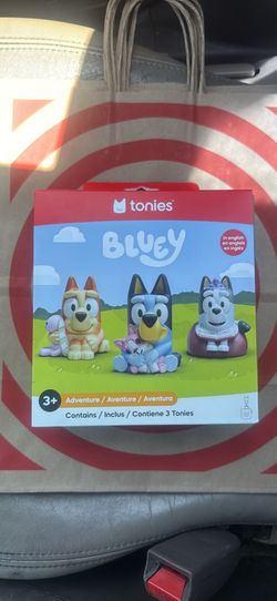 Tonies Bluey Tonie Figurine 3 pack Set BRAND NEW IN BOX Adventure Bundle Target