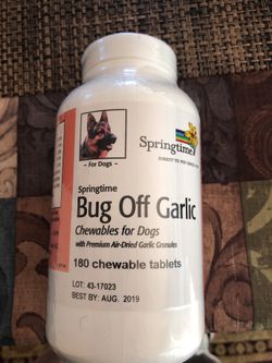 Dog flea and tick chewable