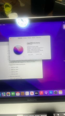 2016 MacBook Pro 16 gb 512  i7
