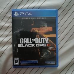 PS4 Call Of Duty Black Ops 6 