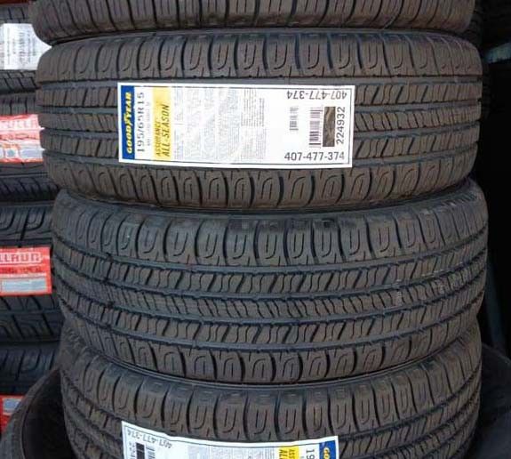 4 New Tires  195/65/15 Good Year Tires