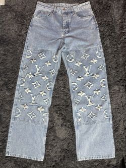 Pre Owned Excellent Louis Vuitton Denim Skate Jeans Size Men’s 34