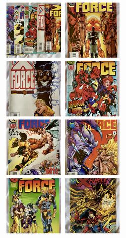 X-Force Comic Books Lot 1995. Issues 43-49