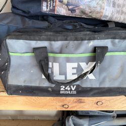 FLEX 24V Brushless Tool Bag – Heavy Duty Contractor Carry Bag