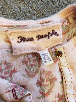 Dusty pink Free People wool cardigan