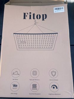 Fitop 100w LED grow light for indoor plants