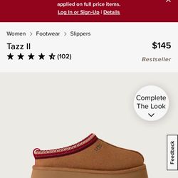 UGG Tazz I I WM Size 8