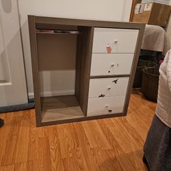 Ikea Montessori MINI Clothes Rack And Drawers 