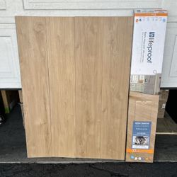 160sq. ft. Lifeproof Waterproof Luxury Vinyl Plank Flooring Shallowford Oak