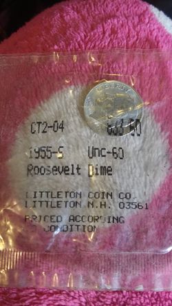 Make reasonable offer.1955 -s Roosevelt dime