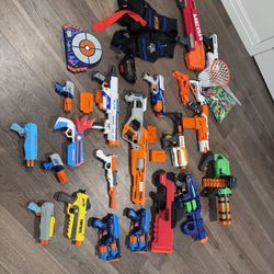 Nerf Guns galore