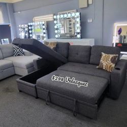 ✅️✅️Convertible Sectional
Reversible Convertible Sectional W/Cup Holders & Storage✅️✅️