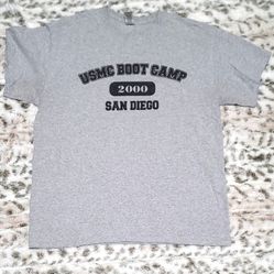 Gray USMC Boot Camp Unisex T-Shirt