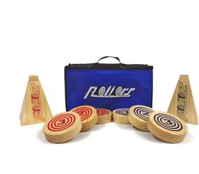 Rollors Backyard Game - The #1 Lawn Game for Summertime Fun, Tailgating, Camping, Parties, BBQs, Picnics & Beach Days – All Wood Outdoor Yard Game Com