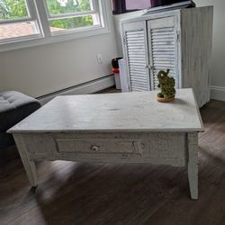 Coffee Table + TV Stand Or Shelf