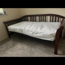 Twin Sized Bed Frame And Mattress