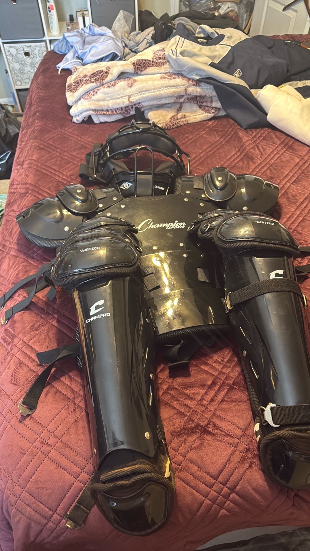 Hardly used plate gear