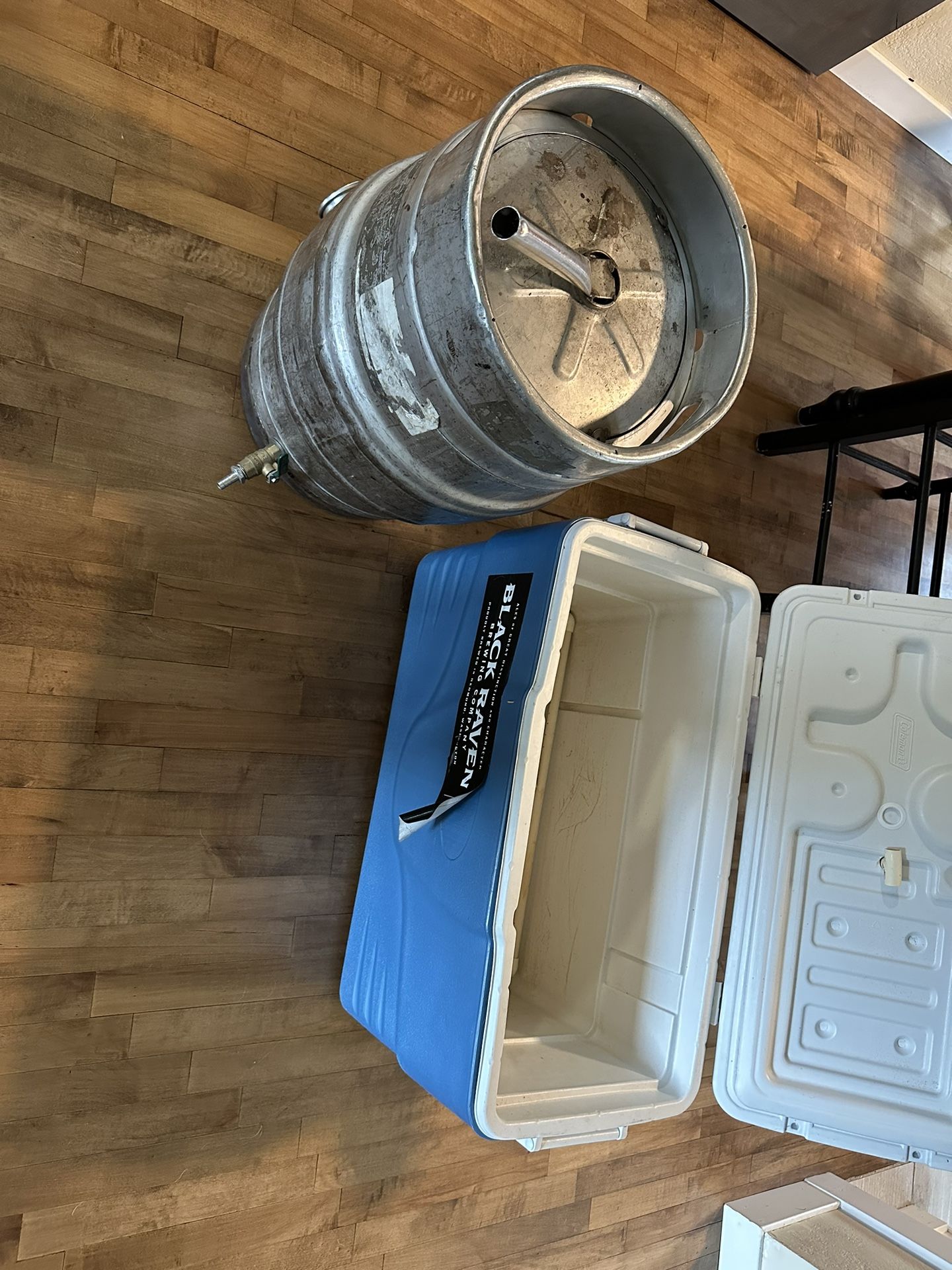 Home Brewing Mash Tun And Boil Kettle