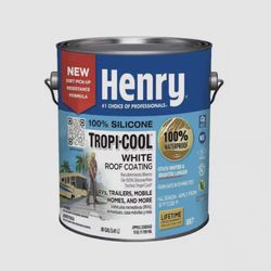Henry Tropicool White Roof Coating 100% Silicone