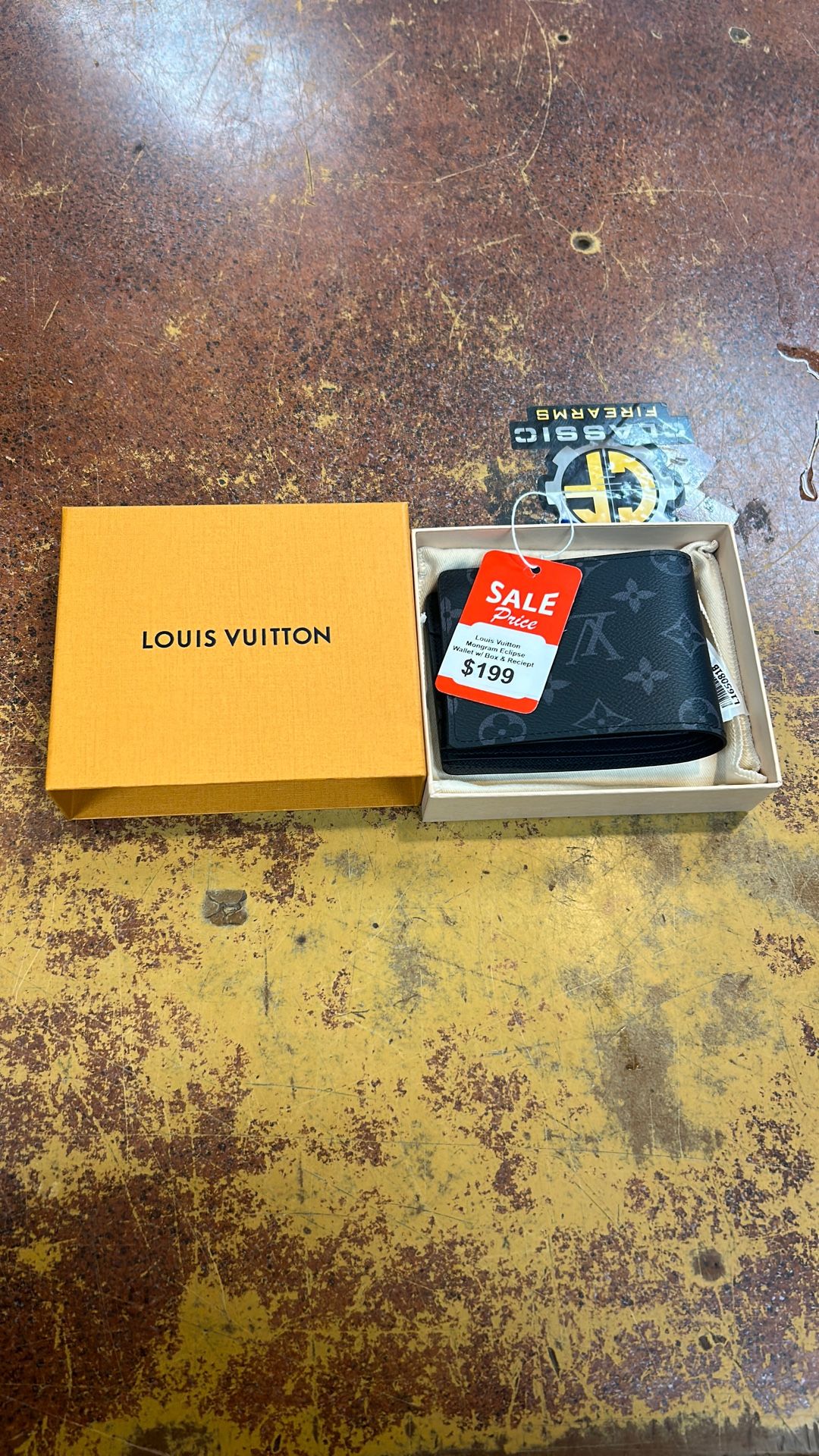 Louis Vuitton Monogram Eclipse Wallet W/ Box