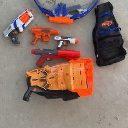 Nerf Guns And Vest