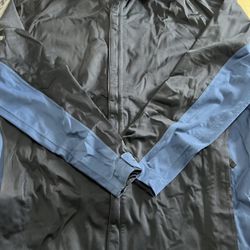 XL Nike Golf Air Sports Blue Full Zip Windbreaker Jacket Mens X Large Fit Storm