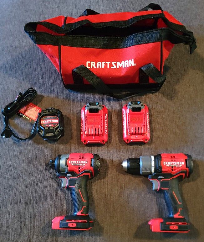 CRAFTSMAN V20 RP 20V Max Brushless 2-Tool Combo Kit – Brand New (Sealed)