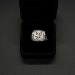 925 Silver Nugget Ring 