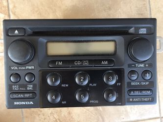 Honda stereo