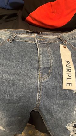 Purple jeans, size 38