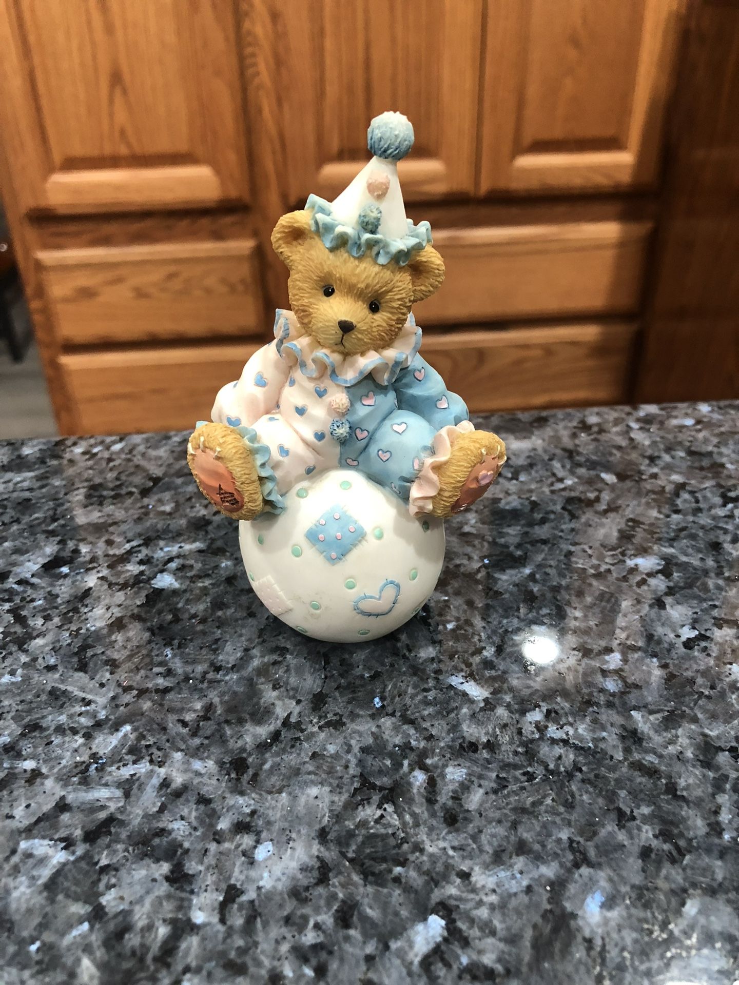 Cherished Teddies “Wally” You're The Tops With Me.  Preowned Good Condition 