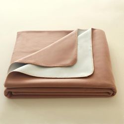 Double Sided Cashmere Throw Blanket for Couch 80x90 GreyCurry