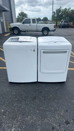LG washer dryer set