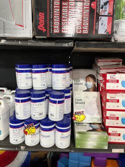 Antibacterial wet wipes & masks