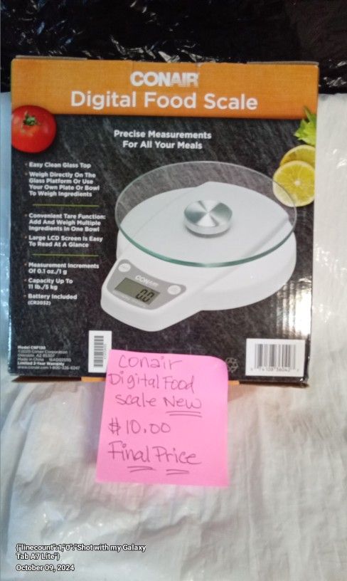 DIGITAL FOOD SCALE $10