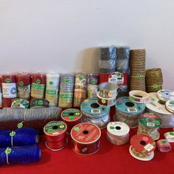 *.25¢ to $6* See ALL Pictures - Ribbions, Decorative Mesh, Wire Edge Ribbon -New Unused