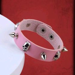 Romwe Grunge Punk Skull Design Bracelet 