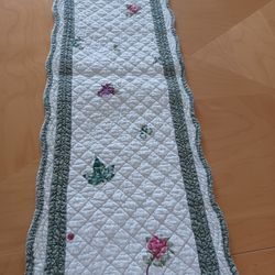 Isabella's Journey Quilted Table Runner 69x 12